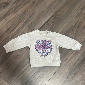Kenzo Kids Gray Tiger Sweatshirt